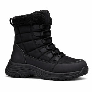 Botines Mujer Invierno Acolchados Con Diseño Urbano